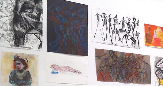 DrawingSchool's tweet image. Informal Show of students work is now up! Come and see...