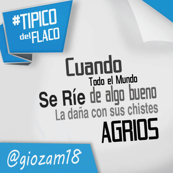 Step_Corp's tweet photo. ¡Y así comenzamos con las mil y un frases del #TipicodelFlaco! @giozam18 http://t.co/4kW1L1io6c