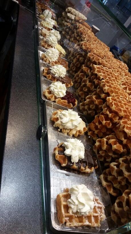 Who can say that they've ate a Belgian waffle in Belgium? #ICan #EuropeExperience