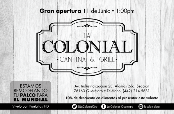 LaColonialQro's tweet photo. http://t.co/IelVe6tiZ9