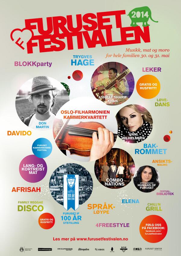 <a href="/Alnaskolen/">Alnaskolen</a> og resten av gjengen på Furuset inviterer til #furusetfestivalen nå til helga! furusetfestivalen.no