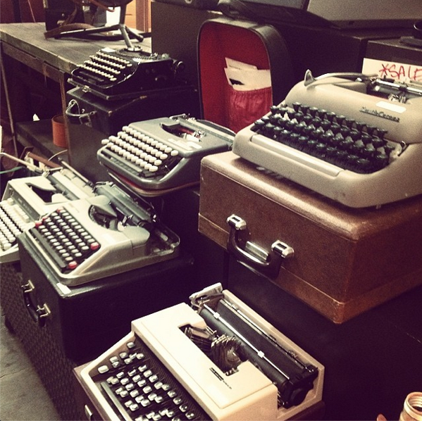 We got some awesome #antique #typewriters today to add to our office decor! What do you think?