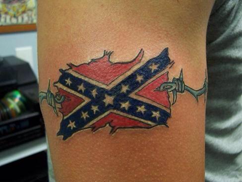 Rebel tattoo.