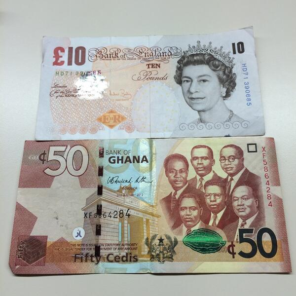 50 Pounds In Ghana Cedis