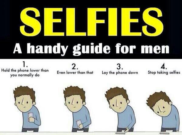 Social_Dump's tweet photo. How to take selfies! http://t.co/TKYHC5Z20Z