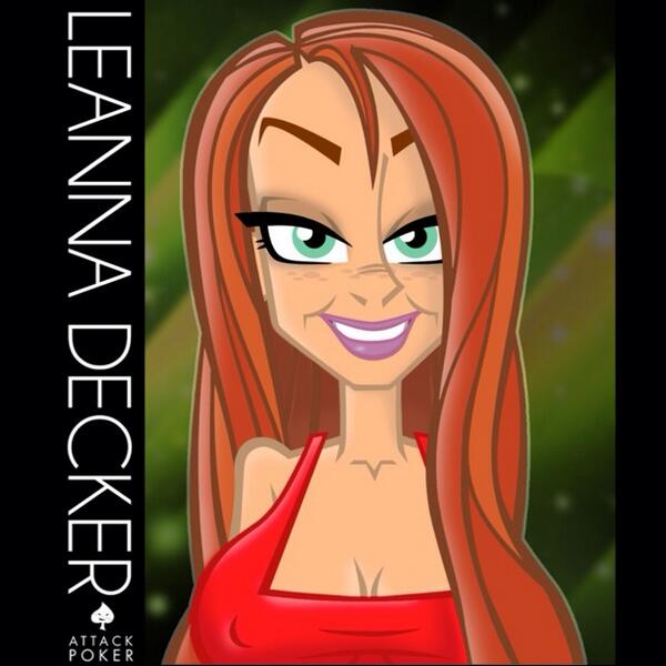 AttackPoker's tweet image. We want to welcome the beautiful Leanna Decker to #teamattack Come play her this Sunday 8PM EST! #attackpoker