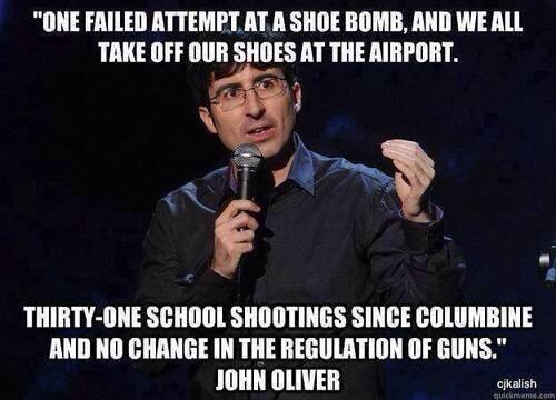 theroyalfactor's tweet photo. Guns vs shoes... http://t.co/RQilc8jQB7