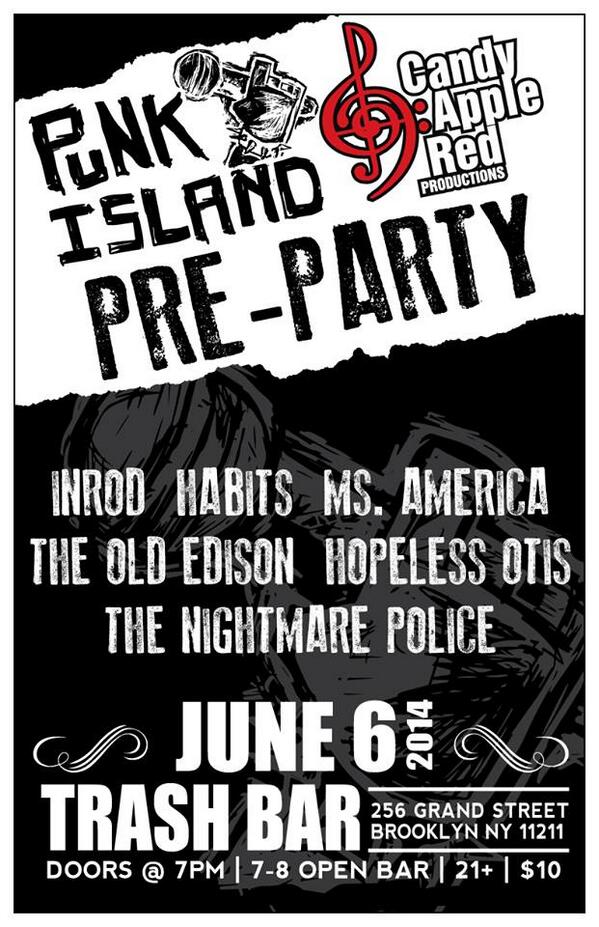 PunkIsland2k14's tweet photo. WANNA GO TO A PRE-PARTY?
IT AIN'T LIKE YOU GOT NOTHING BETTER TO DO http://t.co/YTvwXveXYu