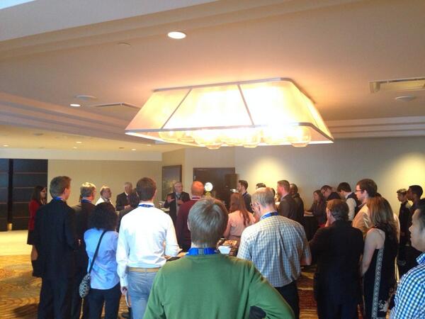 cedavis82's tweet image. @csce2 Right now: President&apos;s Reception with the Young Professionals group #csce2014