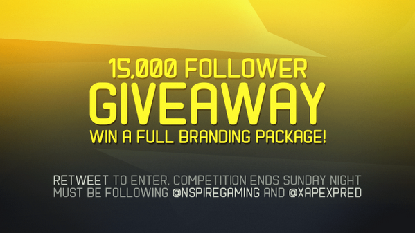 JPEX's tweet photo. WIN A FULL GRAPHICS REVAMP! Retweet to Enter, Must be FOLLOWING @NspireGaming and @xApexPred #NspireTheWorld http://t.co/PTBpAUt4tS