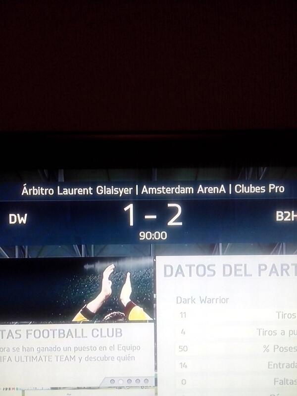 Back2HellFIFA's tweet image. B2H se impone 2-1 en un partido disputado contra @DarkWarriors_OP ,bien jugado todos¡