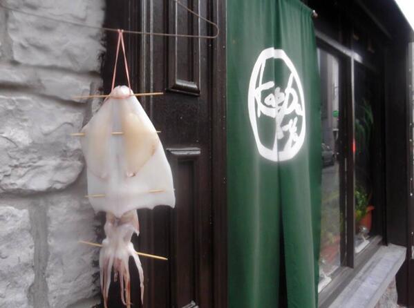 Kappa ya @AndrewMeehanEsq titled . Drying squid . Lol .