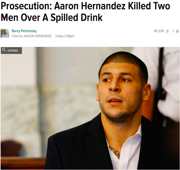 Killing people over a spilled drink