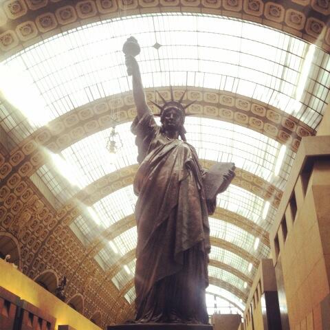 France + New York = @BrenneWhisky & beauty :) Photo of #StatueOfLibery taken today at Musée d'Orsay in #Paris