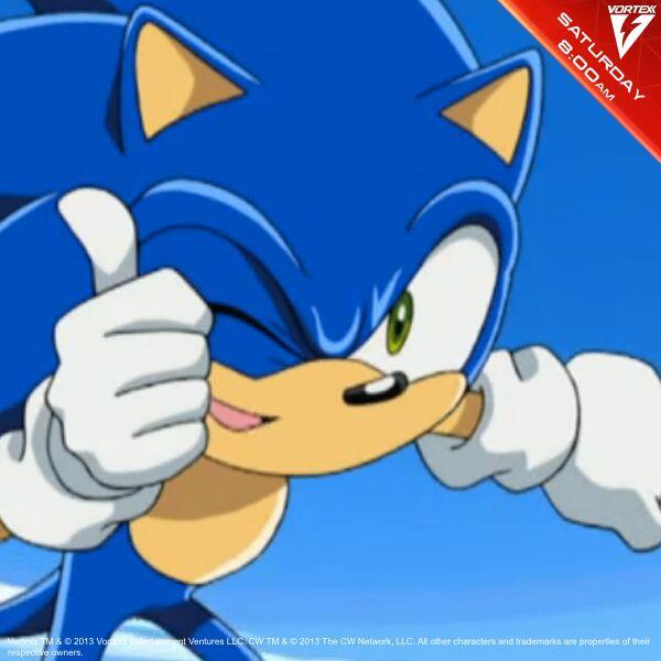 myvortexx's tweet photo. Vortexx returns in 3 days! RETWEET if you'll be watching Sonic X this Saturday @ 8:30am on The @CW_Network! http://t.co/fHDSif28Xr