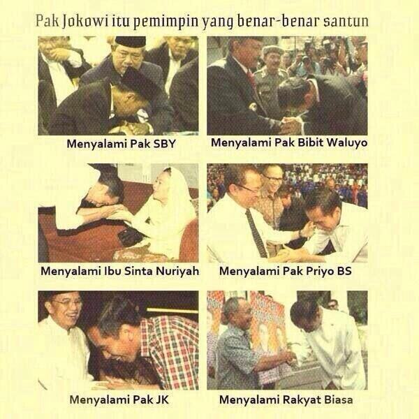 husainabdullah1's tweet photo. Asli santunnya Pak @jokowi_do2 cc @suaramuda @Presiden2014com @unilubis @nengherba @mutiahusain http://t.co/QLnEBgGuUK