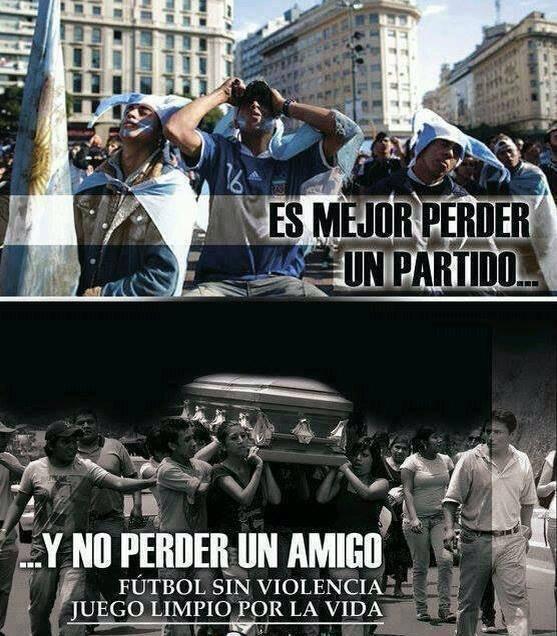 yesidldsp's tweet photo. :)  + FÚTBOL   - VIOLENCIA  :) http://t.co/2hqkv5wa9q