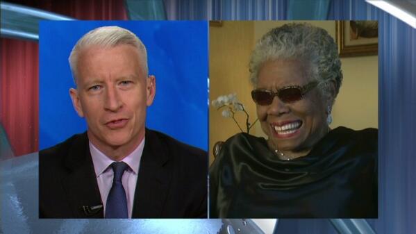 AC360's tweet photo. Remembering #MayaAngelou in her own words: http://t.co/fvaau2huPz #AC360 http://t.co/blRtmEE9Nt