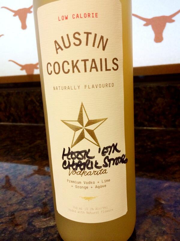 AustinCocktails's tweet photo. Welcoming Coach Strong to UT Stadium with Austin Cocktails #UTFootball #DrinkBetter http://t.co/H8ILcm1pCr