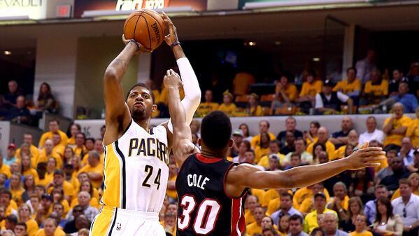 Kevferrer035's tweet photo. NBA:my Indiana Pacers beat the heat!Pacers forces heat to Game 6
#safirstdayngpasukan http://t.co/J9rh3B2E4h