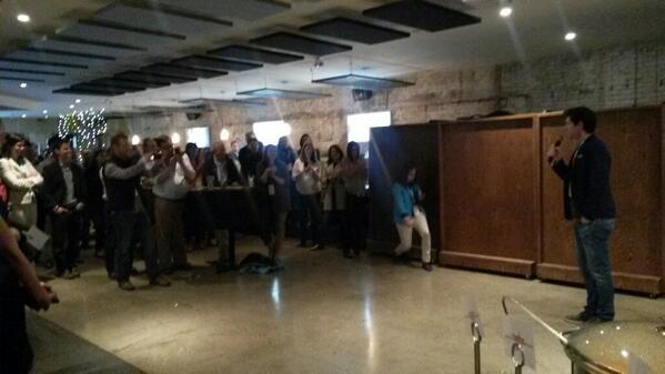 donnamct's tweet photo. Great pitches at #ElevatorYYC. #highfive @DateNightYYC &amp; @SocialSesame. :) http://t.co/p6UWvINM1n