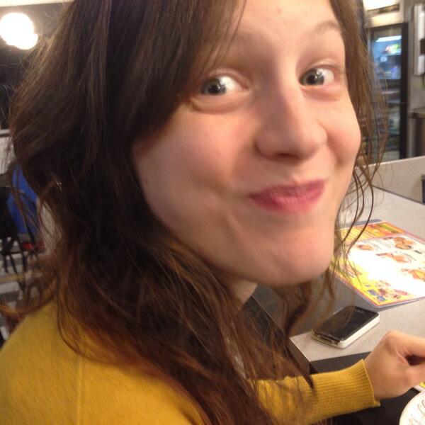 JCBryantDrums's tweet photo. Every time I take her to @WaffleHouse she just sits there making this face the whole time http://t.co/GaguJXAFxD