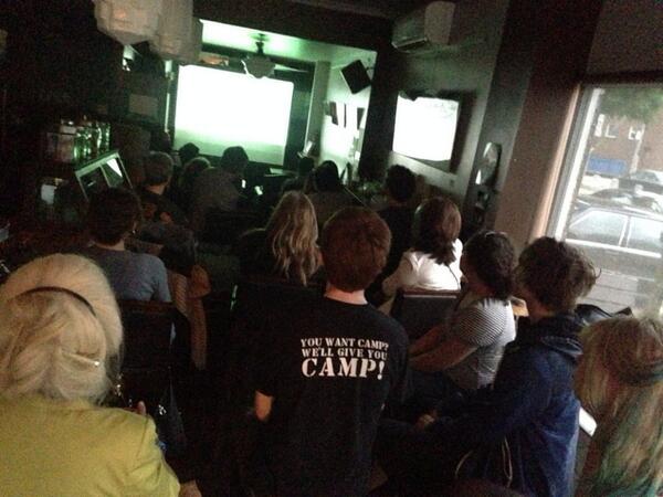 A Small Act plays to a packed coffee house in #Toronto <a href="/HBEF/">HBEF</a>