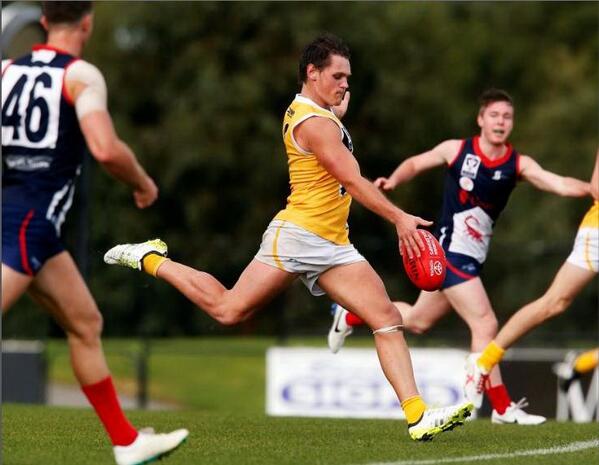 localfooty's tweet photo. VFL I @WerribeeFC midfielder Jye Bolton is fast growing in confidence in the @VFLnews. Story: http://t.co/j4A7MCaf4m http://t.co/faVkqSXwqG