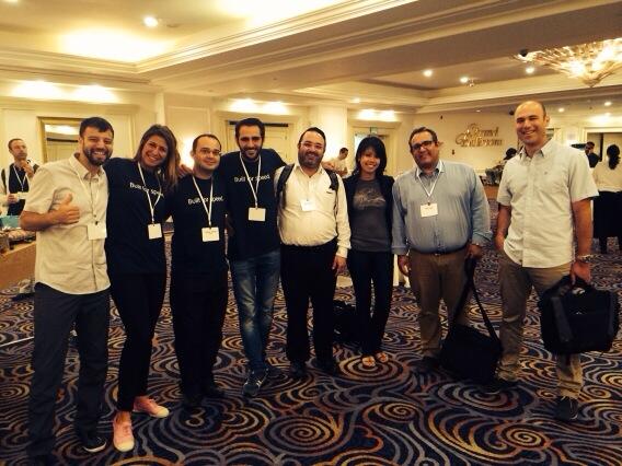 Paulinedfr's tweet photo. A question on the #Salesforce1 Platform at #ElevateTLV? Ask our experts! http://t.co/jZCGWYfe71