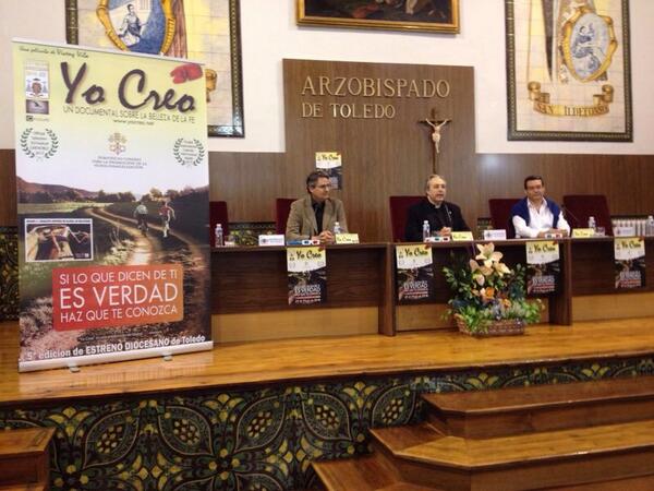 YoCreoNet's tweet image. Rueda de prensa presentando YO CREO en Toledo.
