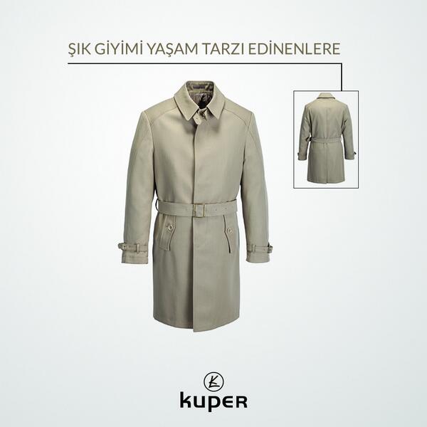 Şık giyimi yaşam tarzı edinlere.  Baglioni Pardesü  kuperstore.com  #kuperstore #kupercasual #menswear
