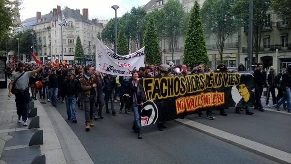Manifestation contre les idées d'extrême droite du FN, NO PASARAN!