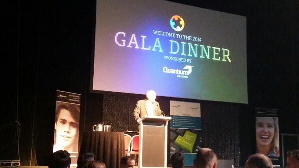 RetailGlobalAU's tweet image. Gala event underway for Reach. #pesa14