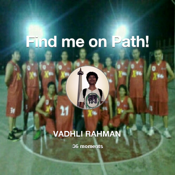 vadly_tylez's tweet photo. I've shared 36 memories with my friends on #Path - see them now at http://t.co/m7czHKxcQv! #thepersonalnetwork http://t.co/w46ZsUCxDT