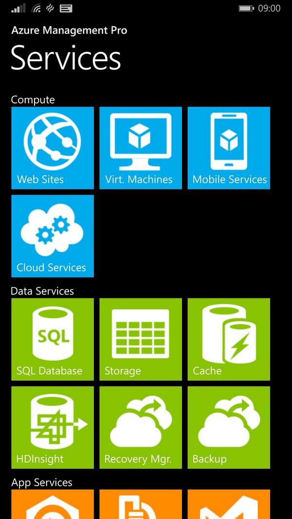 AzureMgmtApp's tweet photo. The #Azure Management apps for Windows Phone are taking shape… http://t.co/Gt4NKAqegX