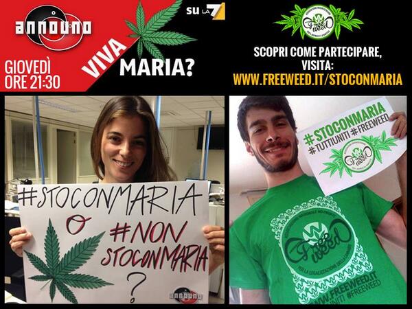 StepDaboss's tweet photo. @announola7 @Fedez @giuliainnocenzi #TuttiUniti #FreeWeed #stoconmaria Campagna pro Cannabis! http://t.co/eWt3BiZVT7 http://t.co/yiYl6QQRVM