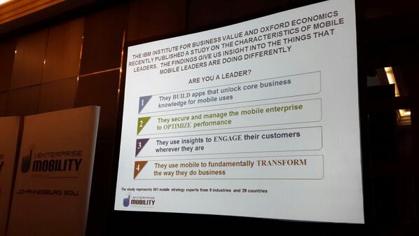 #emf2014 insights into what mobile strategy leaders are doing