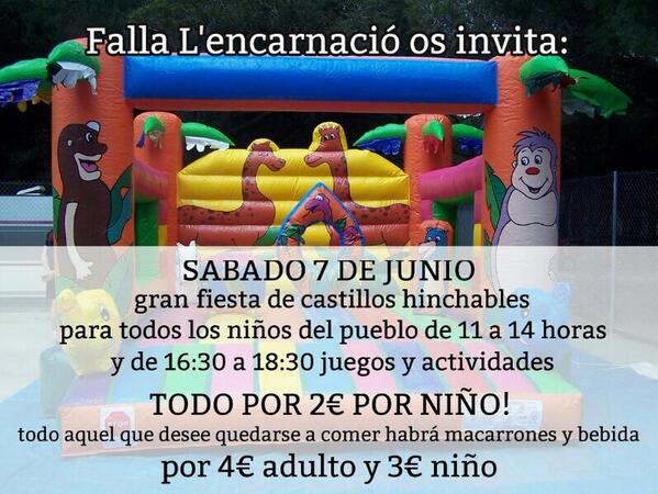 EL PROXIMO 7 DE JUNIO PASATR Y DISFRUTA DE UN GRAN DIA CON NOSOTROS 😊