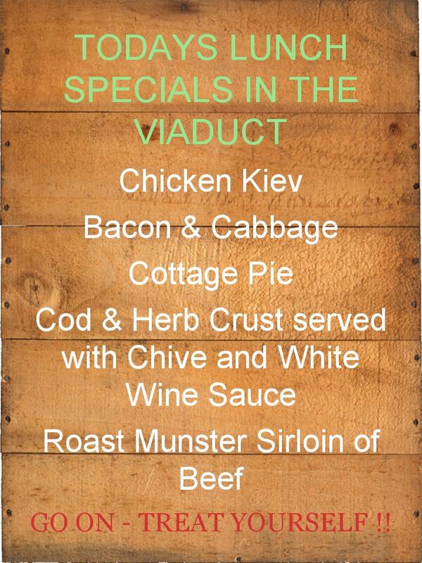 ViaductInnCork's tweet photo. Todays Lunch Specials

Chicken Kiev http://t.co/AVlVH8z0Eo