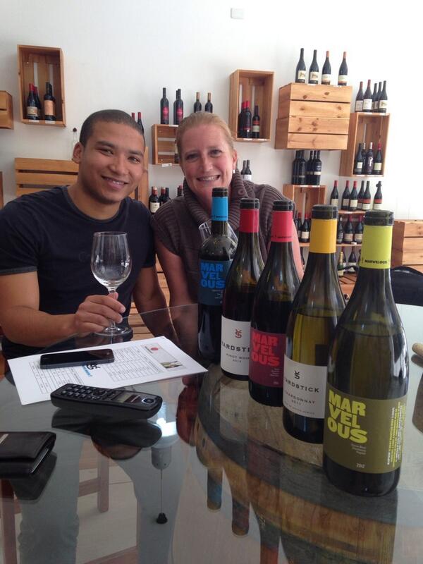 WineMason's tweet photo. Early morning dop with Teri and Cezanne @Eighteen13shop. Bringing the Cape winelands to Fourways.. http://t.co/1Wzeg1jnaW