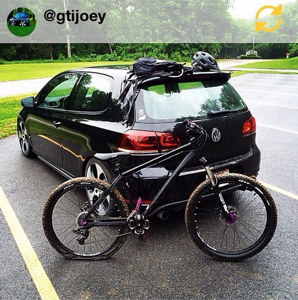 VW's tweet photo. Pushing the limits is one way to spend your #VWeekends. #BikeMonth http://t.co/AuqdPdrsUD http://t.co/M5o2TMLfvb