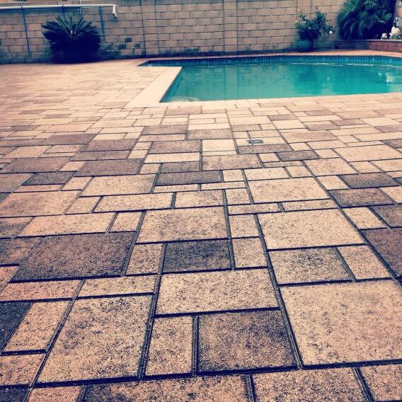 AlohaPavers's tweet photo. Is your big deck ready for summer? #pavers #pooldeck #summertime @ORCOBlockCo #villa #bppro #natural #sealer http://t.co/QSZ5M1xYEz