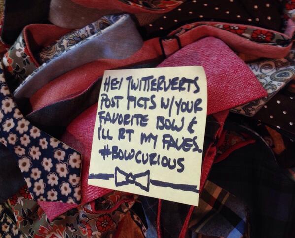 DanielGlass's tweet photo. A skill EVERY man should possess! RT @altonbrown: http://t.co/OFYppNYUz2 #BowCurious http://t.co/H1IUcE8wCS