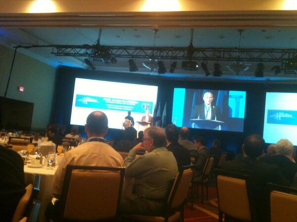 SarahJThomps's tweet image. &quot;Lets (civil engineers) make a splash. Lets be heard as a key player in sustainability.&quot; #csce2014 @csce2