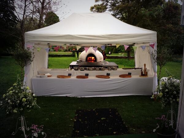 pizza_monkey's tweet photo. Tuesday's set up in Dorset. 3 more weddings this weekend! #busymonkey http://t.co/gwItLgBWAw