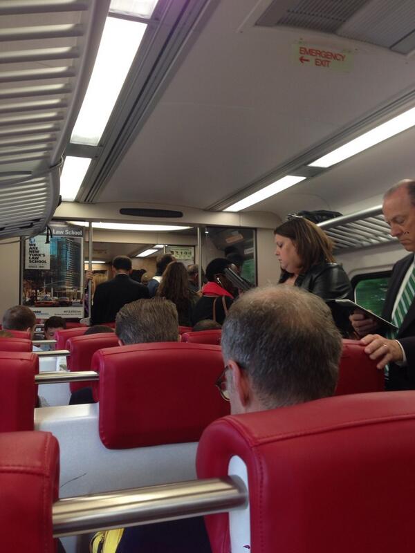 Stevied914's tweet photo. @metronorth fails at the basic job of bringing people to and from NYC.  Taking forever on a local and no one is happy http://t.co/vVP5YZi2FS