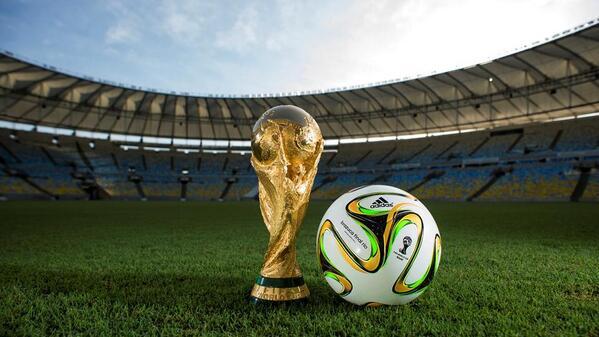 FIFAWorldCup's tweet photo. REVEALED: The adidas @brazuca final Rio #WorldCup ball. Which two teams do you think will play with it on 13 July? http://t.co/UyWECWCgSF
