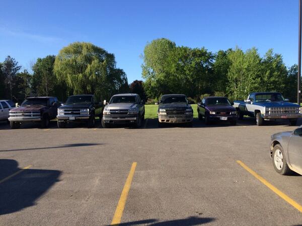 MHeugel's tweet image. Chevy line lookin good. #ChevyMafia