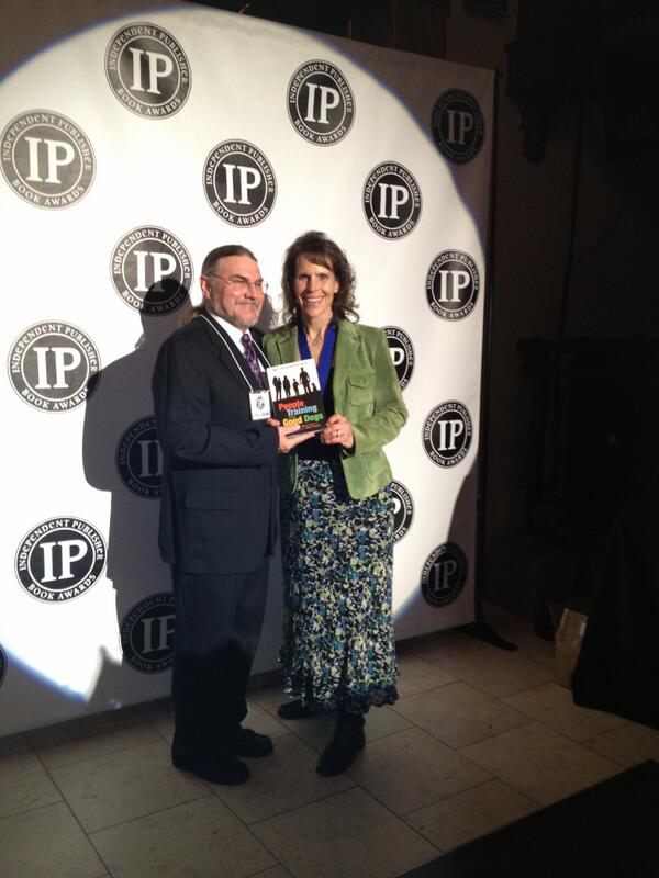 MelissaBerryman's tweet photo. In NYC receiving IPPY award for my book #PeopleTrainingforGoodDogs http://t.co/BKtuvBCwLz