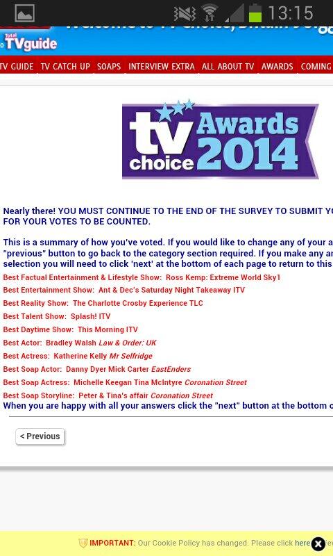 Voted for you! <a href="/Charlottegshore/">Charlotte Crosby</a> <a href="/tlc_uk/">TLC UK</a> <a href="/ccexperienceTLC/">The CC Experience</a> good luck!! :) <a href="/TheDiddyman1/">Gary Crosby</a> <a href="/TheMimmyWoman1/">Letitia Crosby</a> ♡